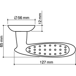 Ручка раздельная Corvus LD35-1SG/GP-4 матовое золото/золото