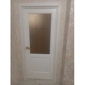 Классик Белый ясень, остекленная