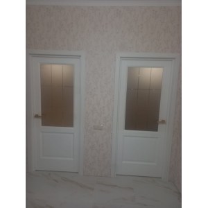 Классик Белый ясень, остекленная