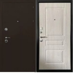 Дверь Ратибор Троя 3К Серебро/Сосна белая